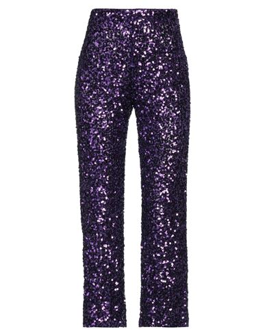 Woman Pants Purple Size XS Polyester, Elastane