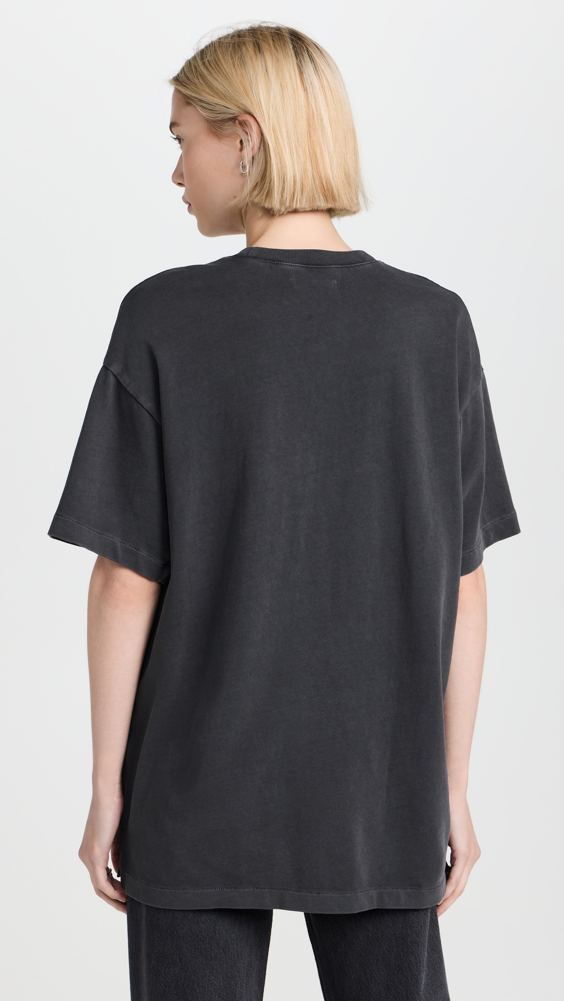 Boyfriend Pocket Tee Black Coal