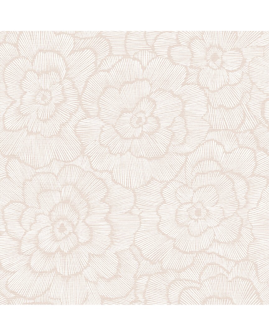 NuWallpaper Saraya Pink Peel & Stick Wallpaper