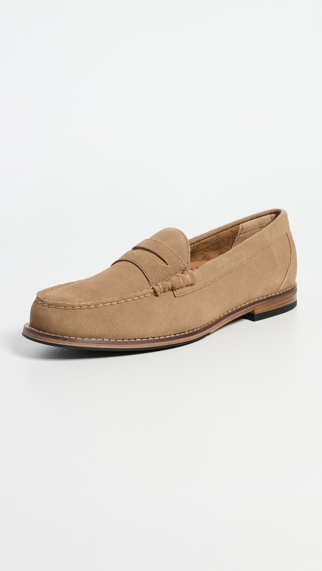 G. H. Bass Berkeley Suede Loafers Hazelnut