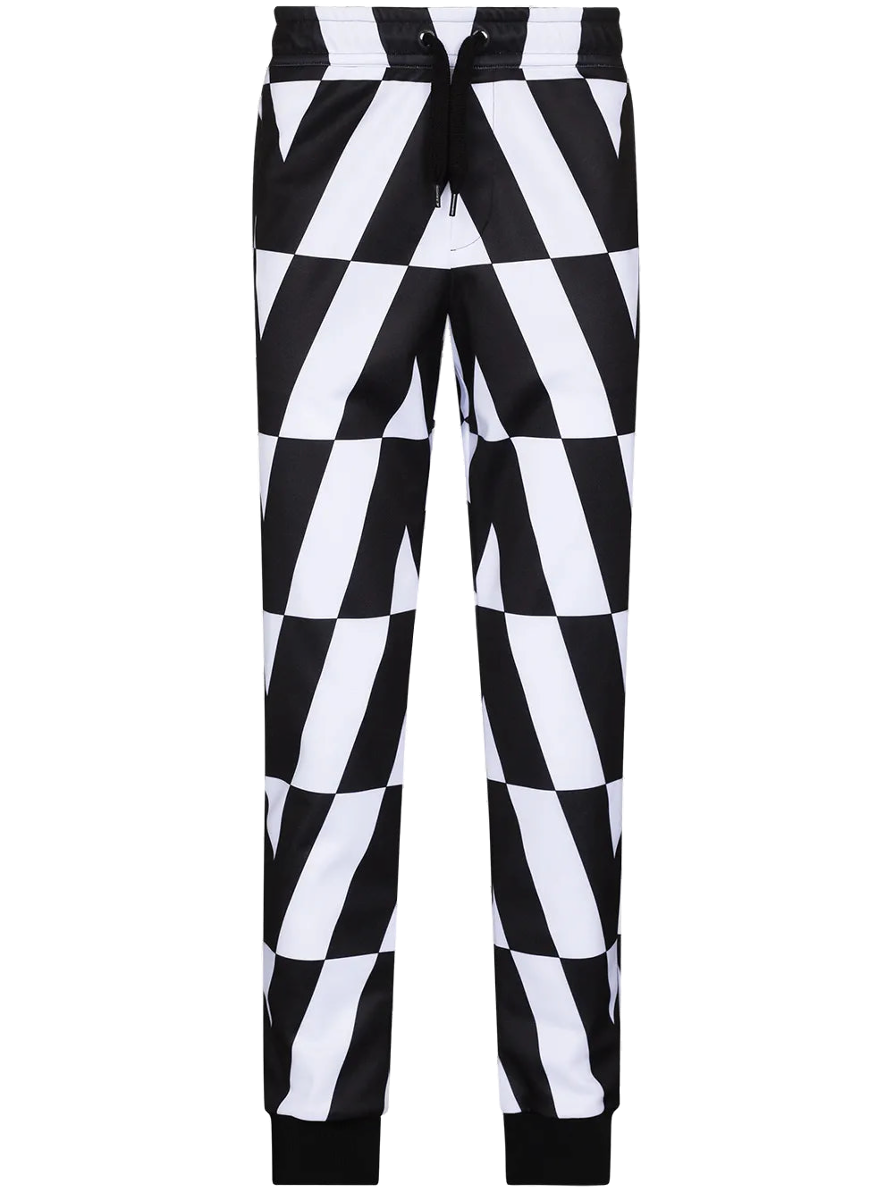 Optical Print Joggers — Black