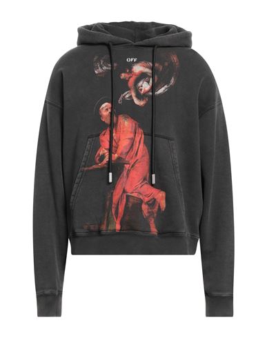 Off-white Man Sweatshirt Steel grey