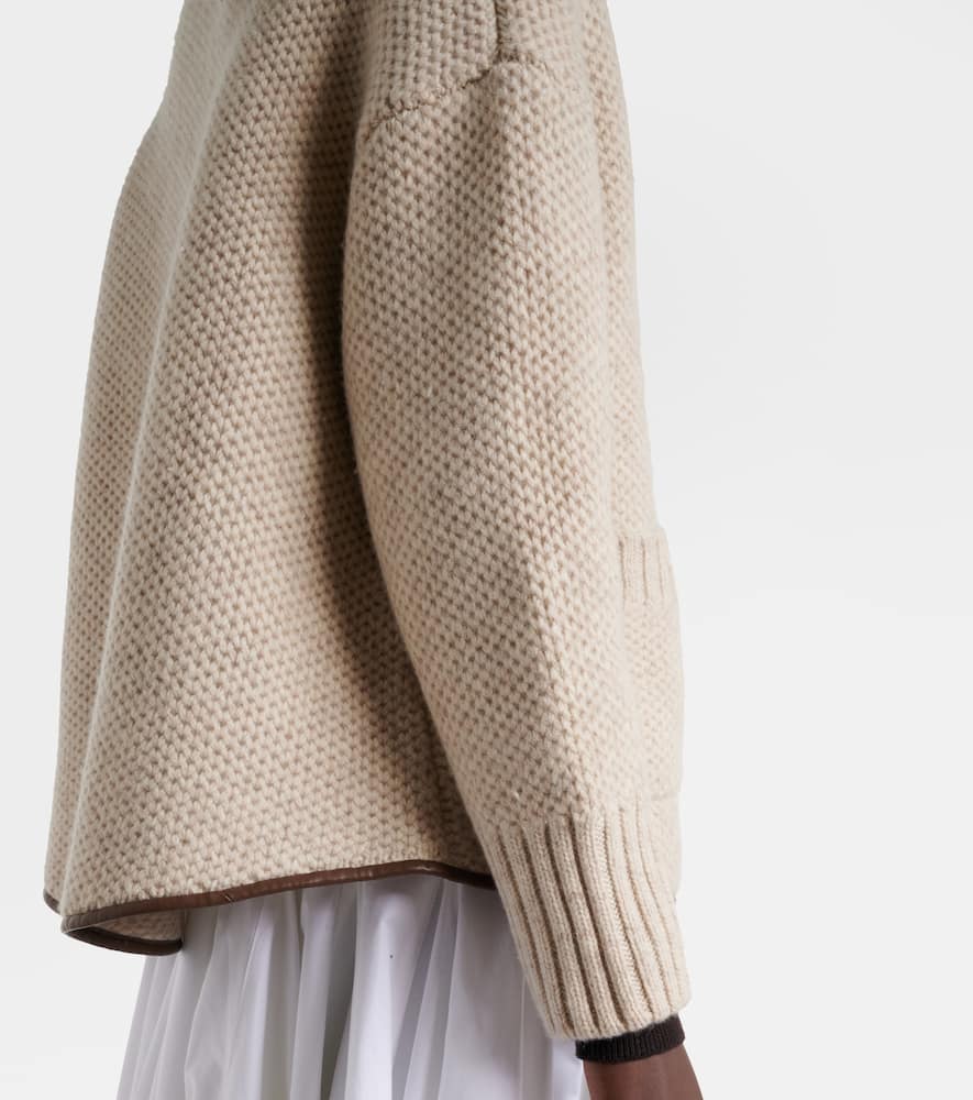 Llewellyn knitted wool jacket