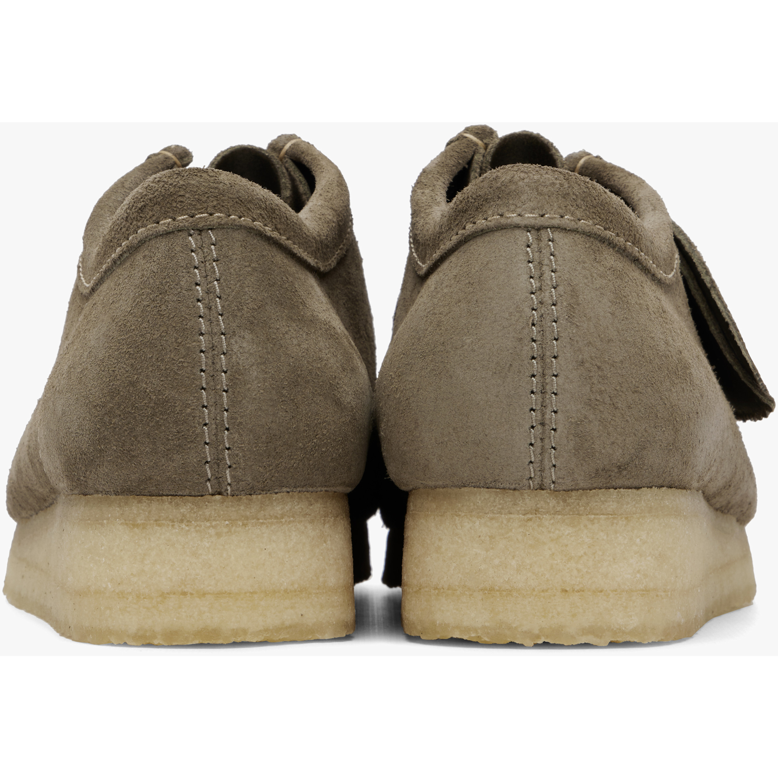 Gray Wallabee Derbys