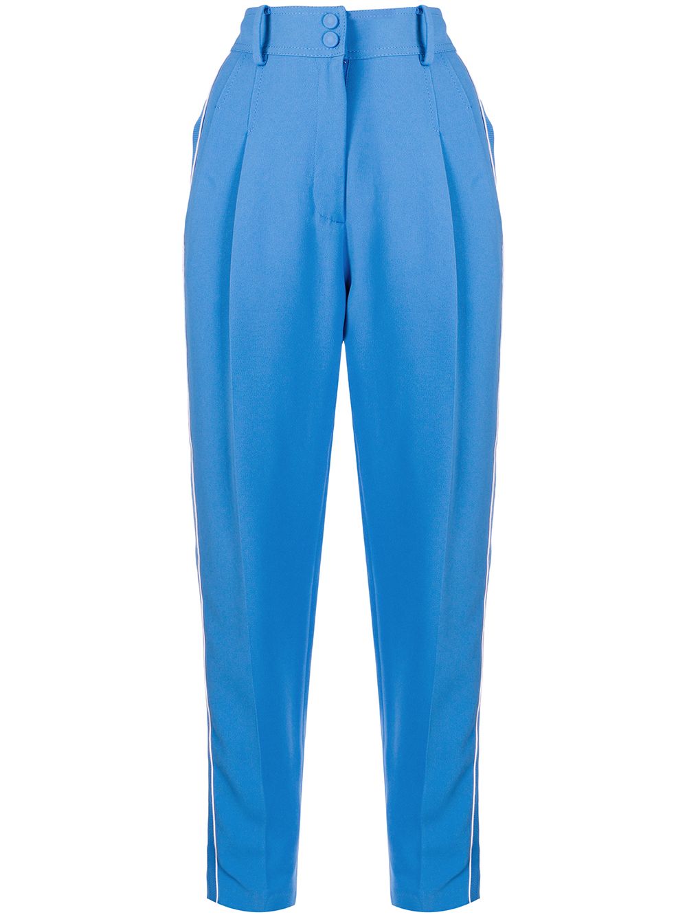 Pleated tailored trousers - Blue