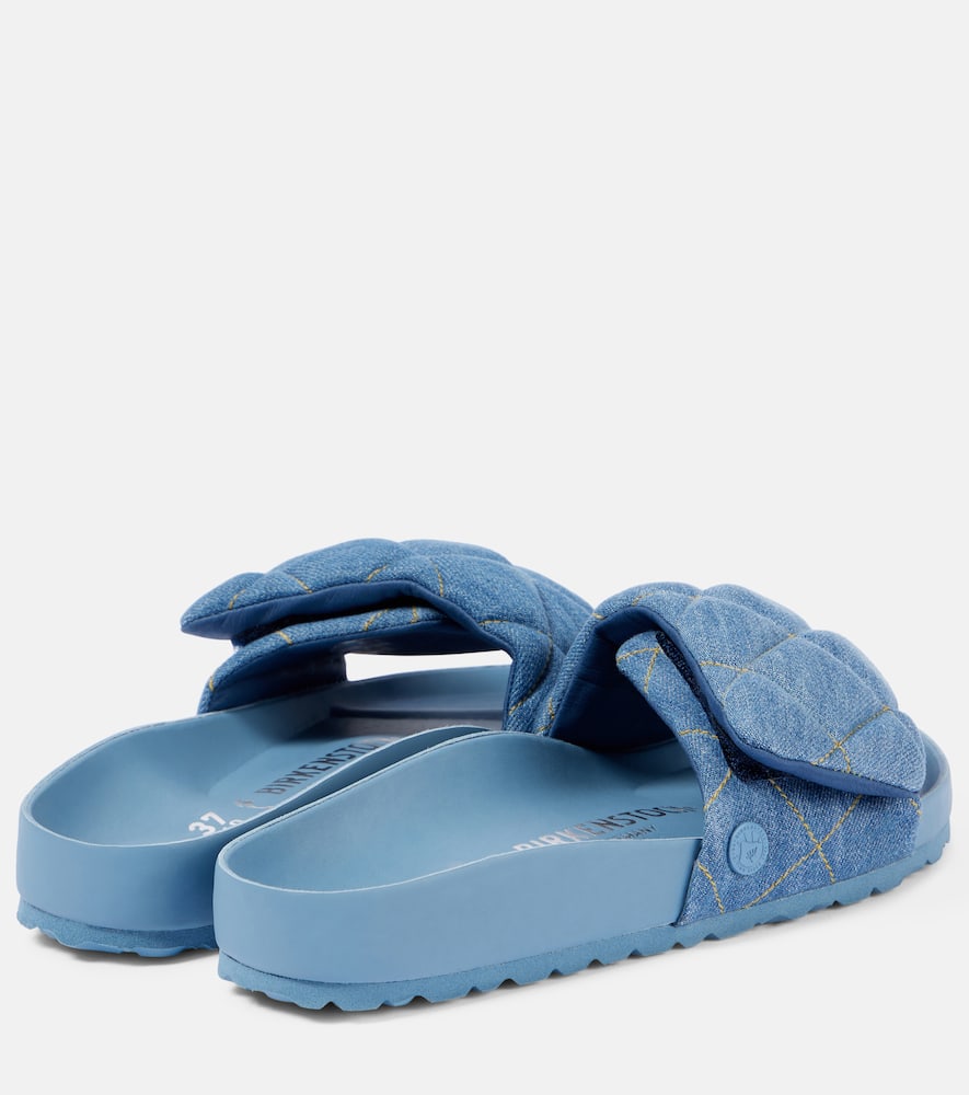 Sylt quilted denim slides