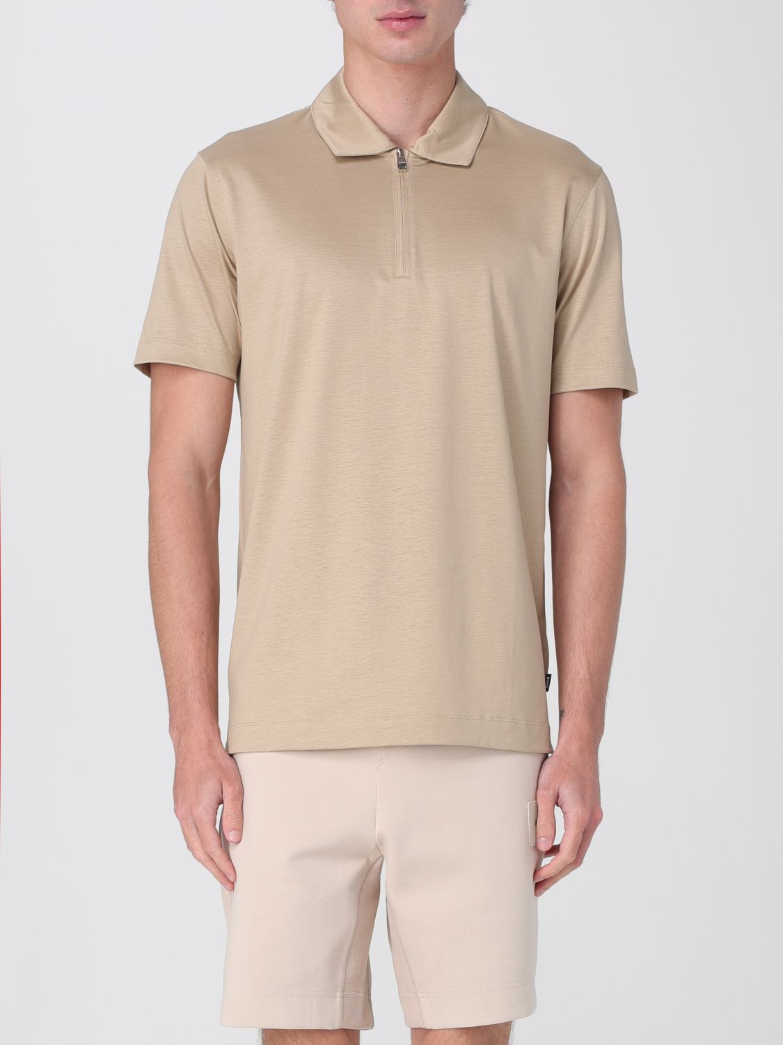 Polo Shirt BOSS Men color Beige