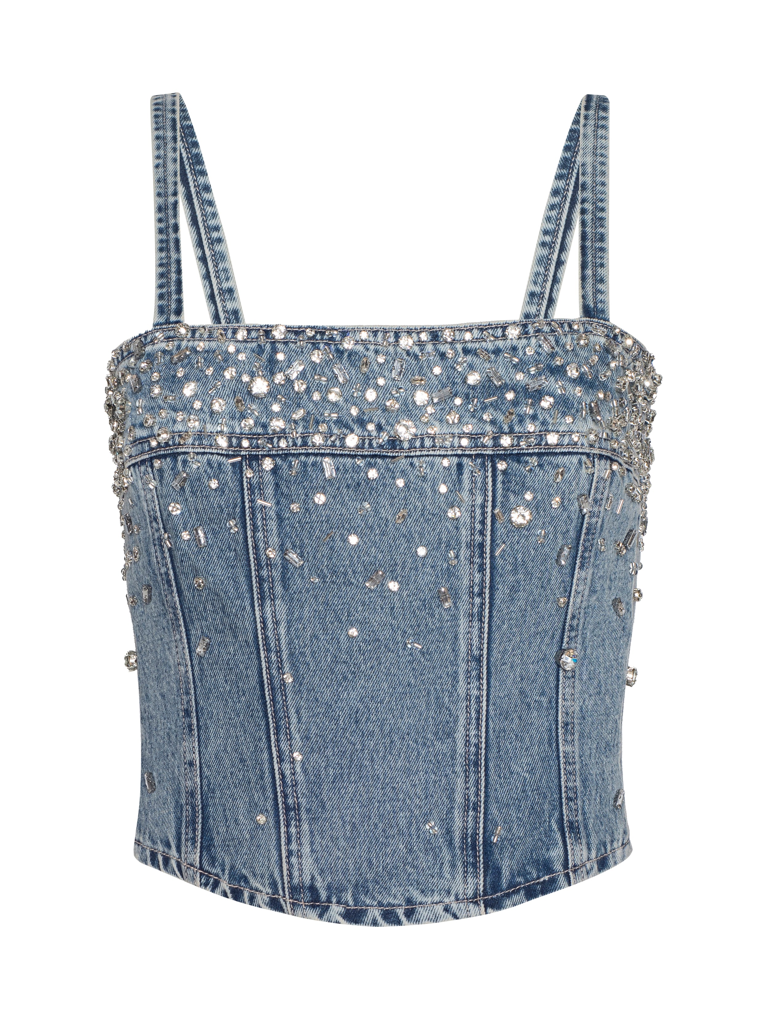 Arlin Embellished Tank Top In Malibu