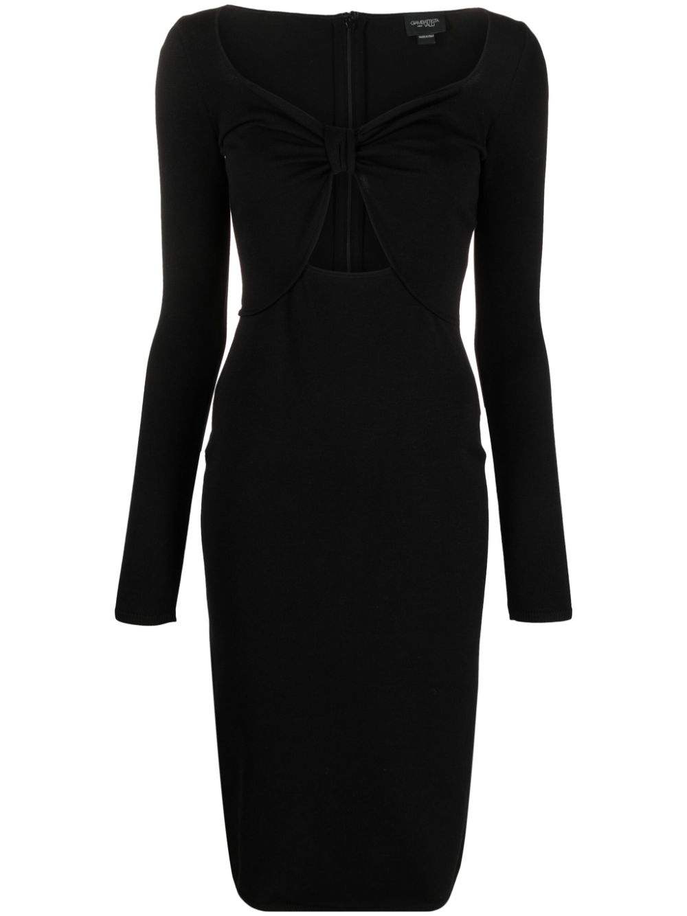 Cut-out midi dress - Black