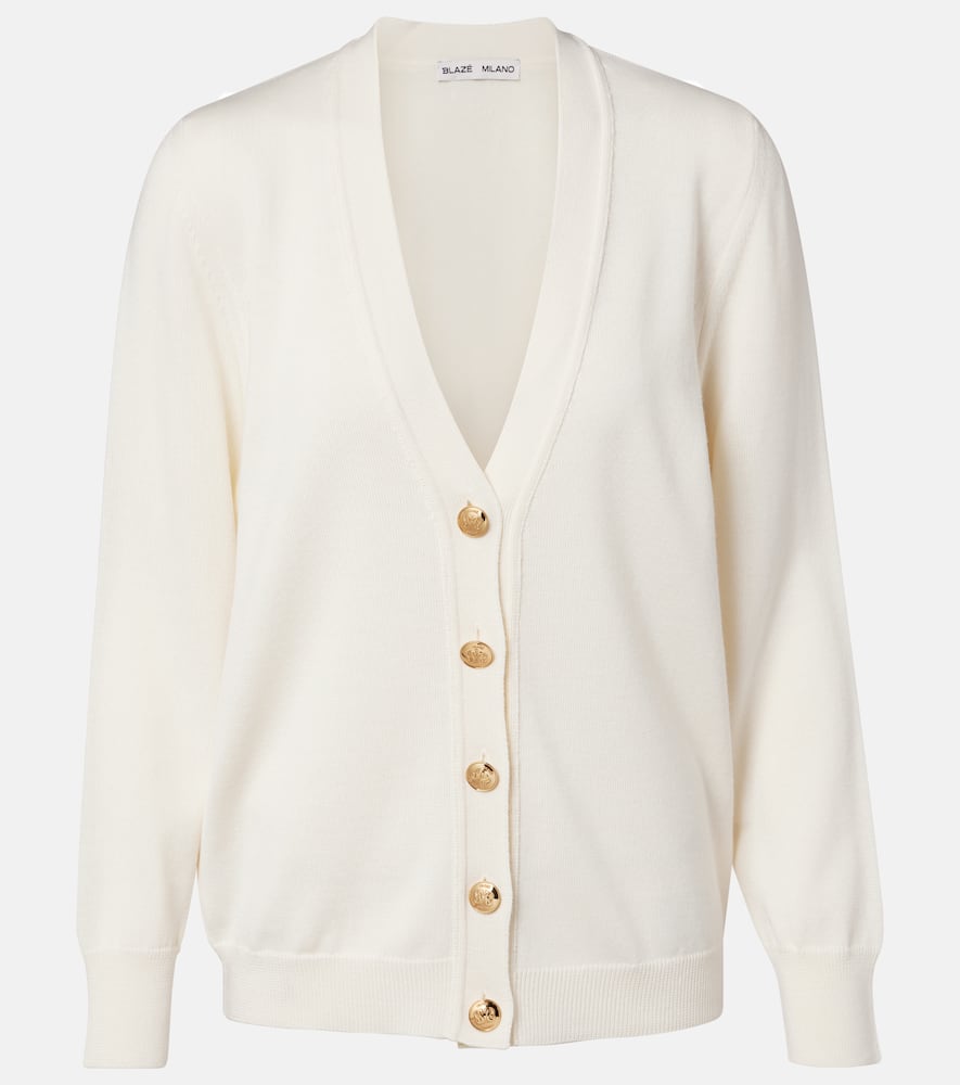 Blazé Milano Wool, silk, and cashmere cardigan