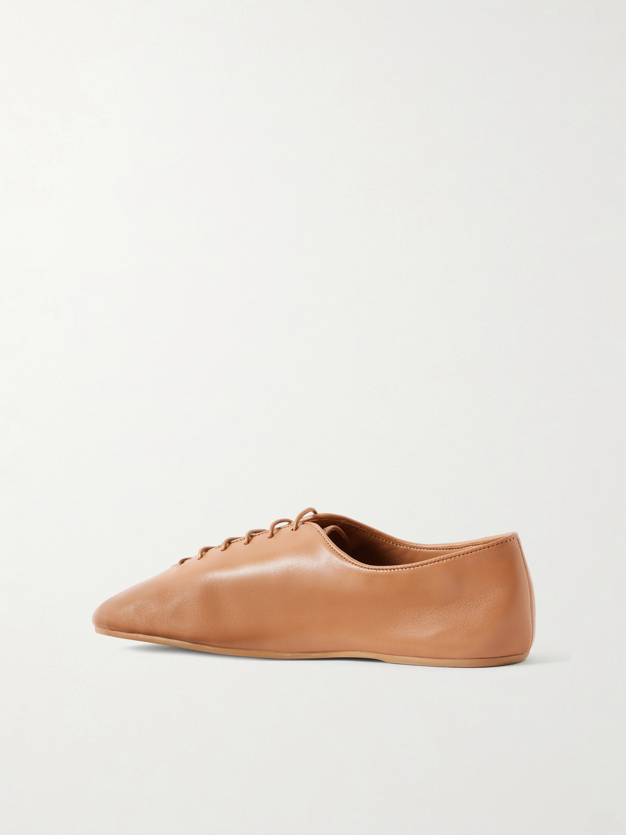 The Jazz Slipper Leather Brogues - Brown