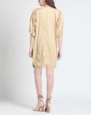 Rossopuro Woman Mini dress Beige Size L Cotton