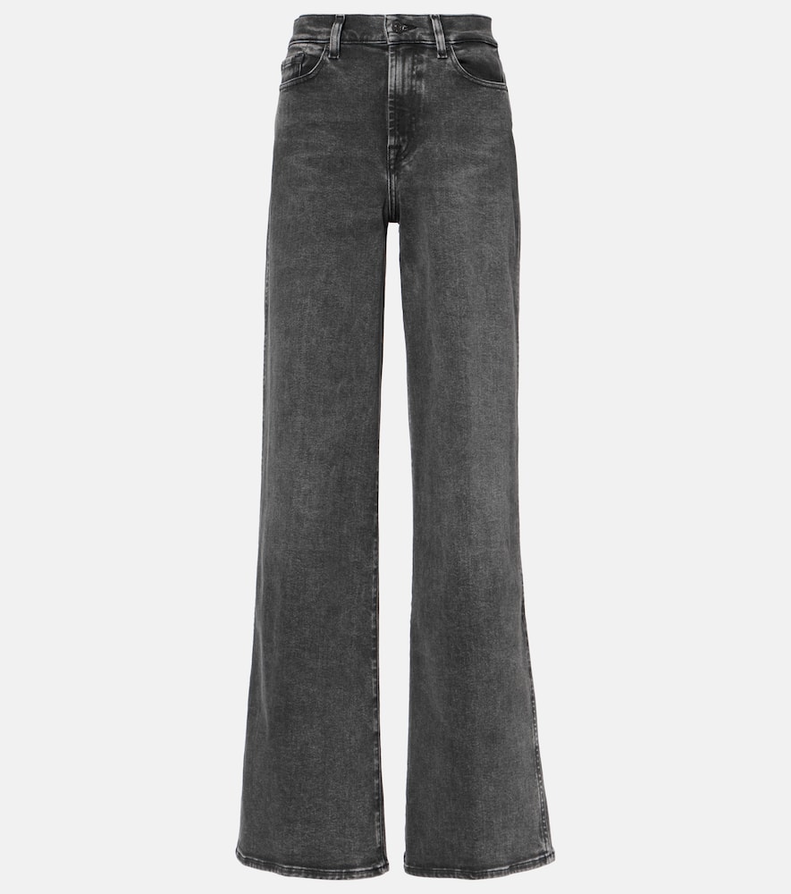 High-rise wide-leg jeans