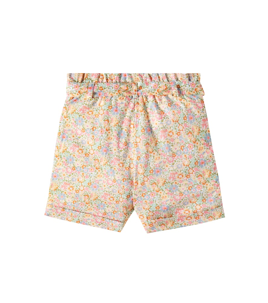 Bonpoint Elmie floral cotton shorts