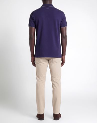 Jacob Cohёn Man Polo shirt Purple Size XL Cotton, Elastane