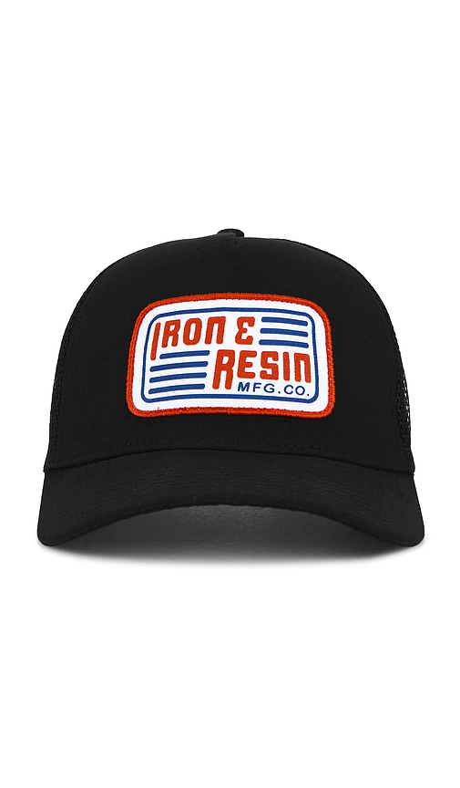 Iron & Resin America Hat in Black