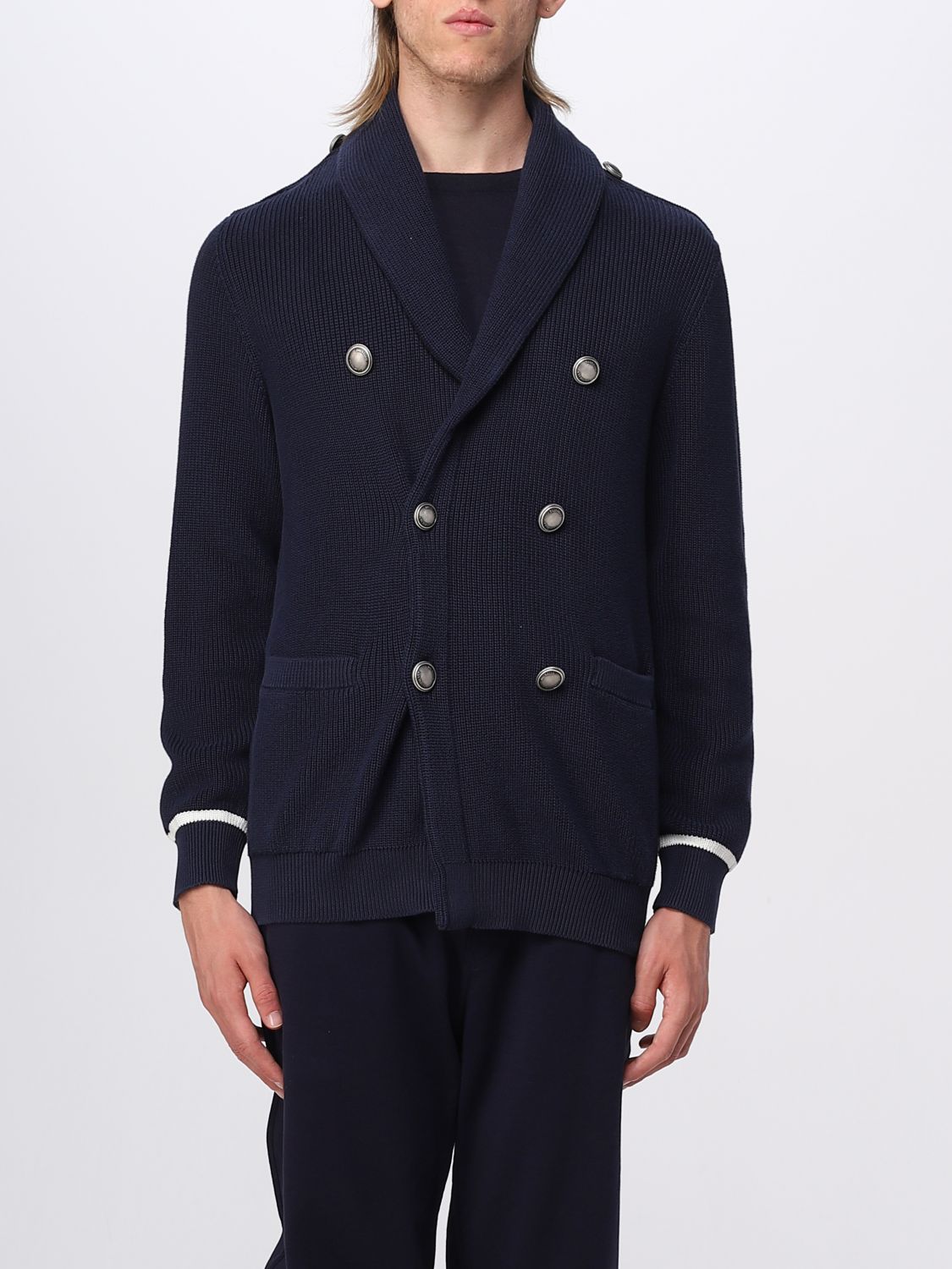 Sweater Men color Navy