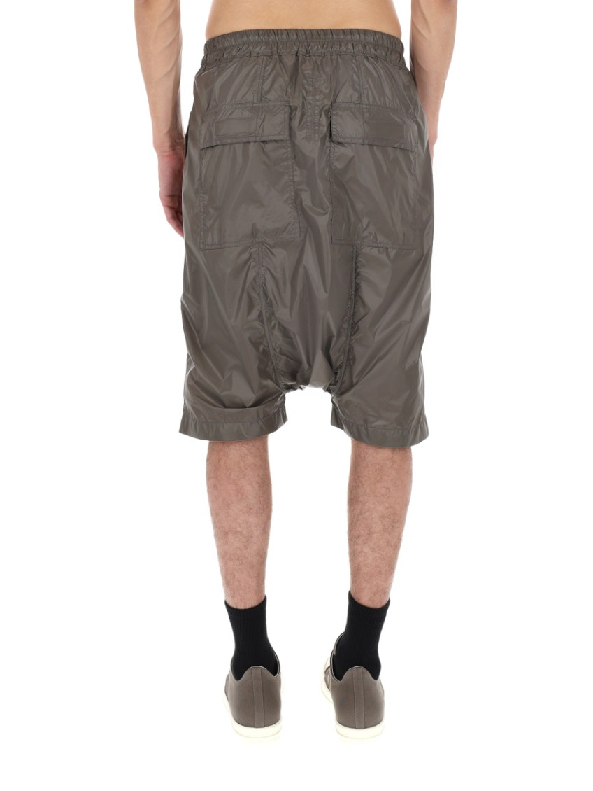 Brown Solid Shorts