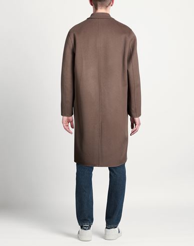 Paltò Man Coat Taupe Size 36 Wool, Nylon