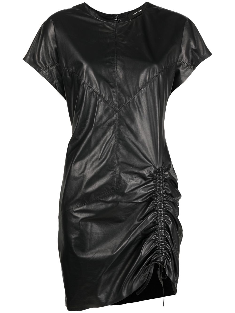 Adelissa leather dress - Black