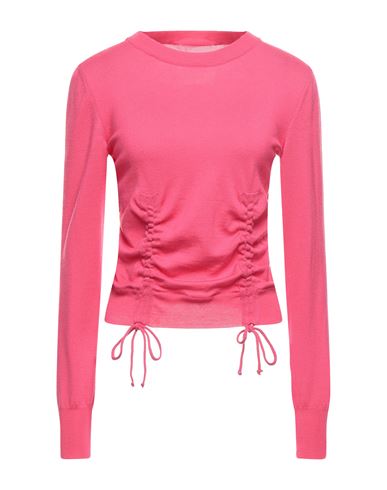 Woman Sweater Fuchsia Size 10 Virgin Wool