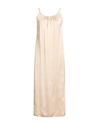 Woman Maxi dress Beige Size 6 Viscose