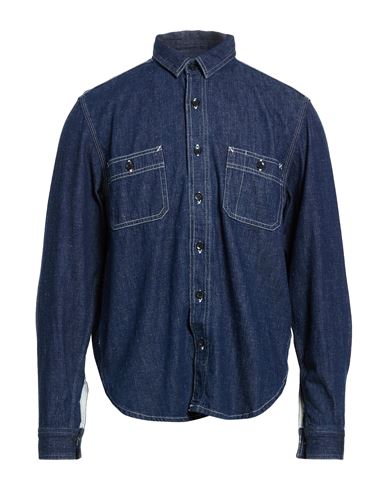 Man Denim shirt Blue Size M Cotton
