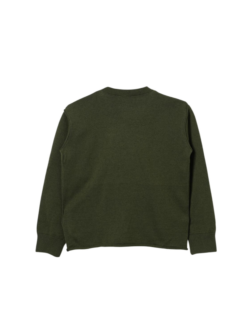 Girls Dark Green Regular-fit Sweater