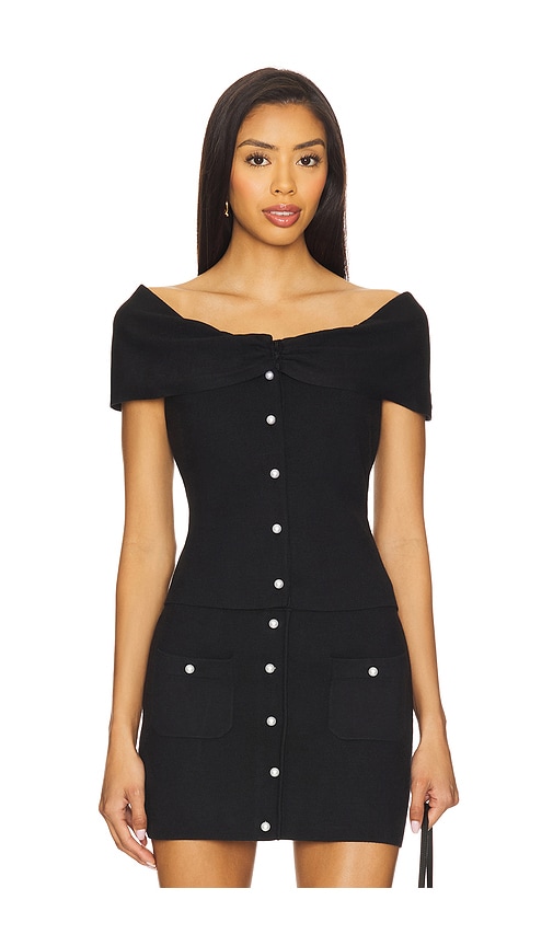MAJORELLE Ramonda Top in Black. -  XS also in L, M