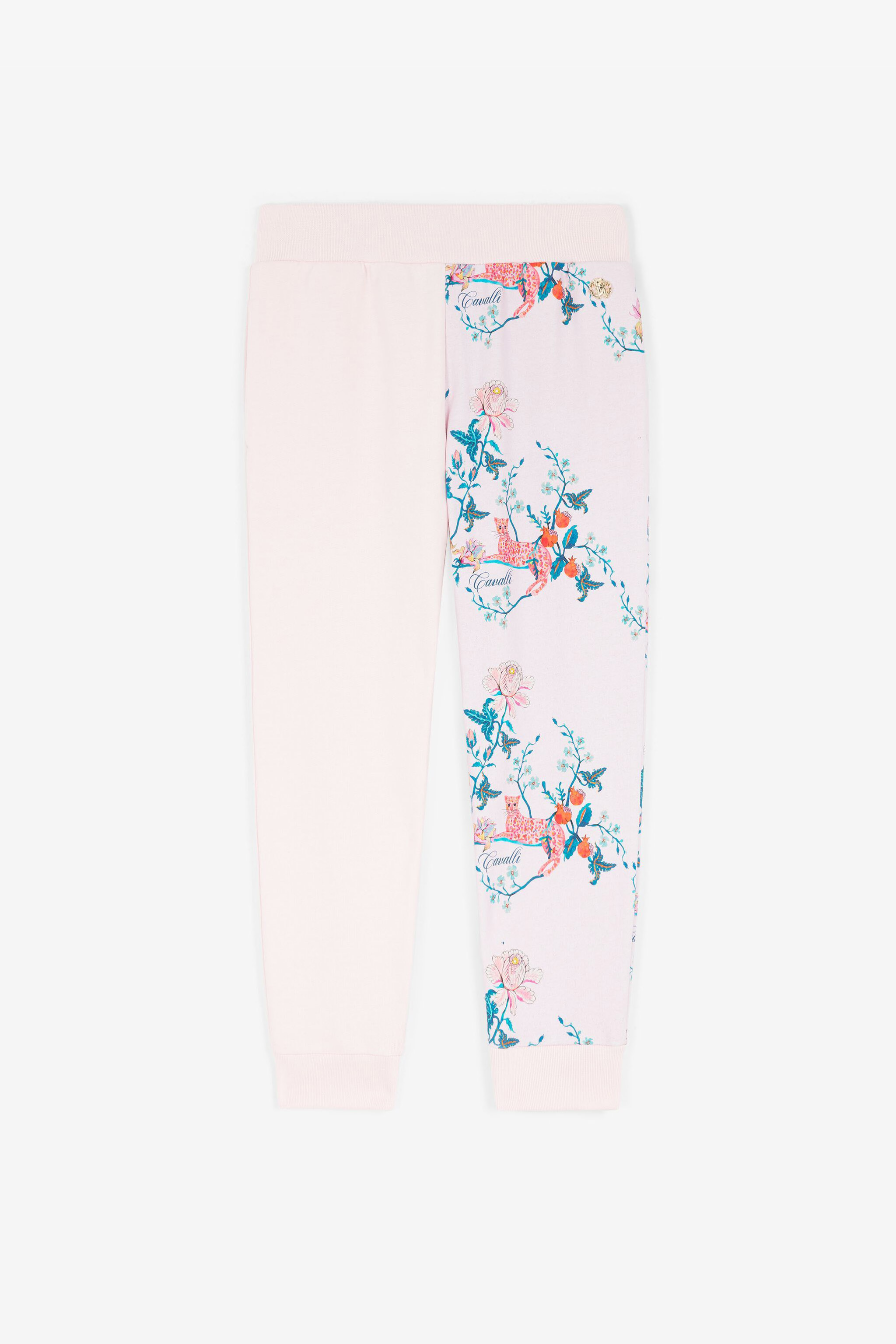 Floral-print Cotton Sweatpants