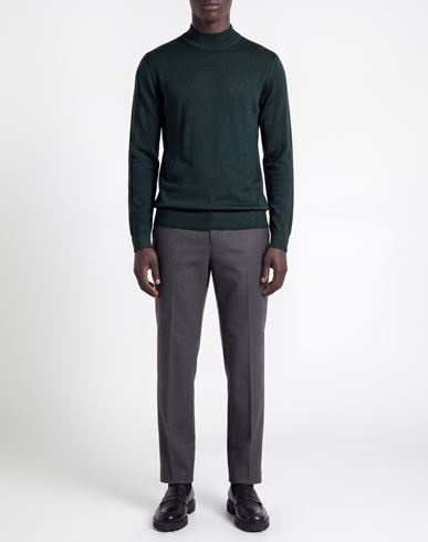 Man Turtleneck Dark green Size XXL Merino Wool