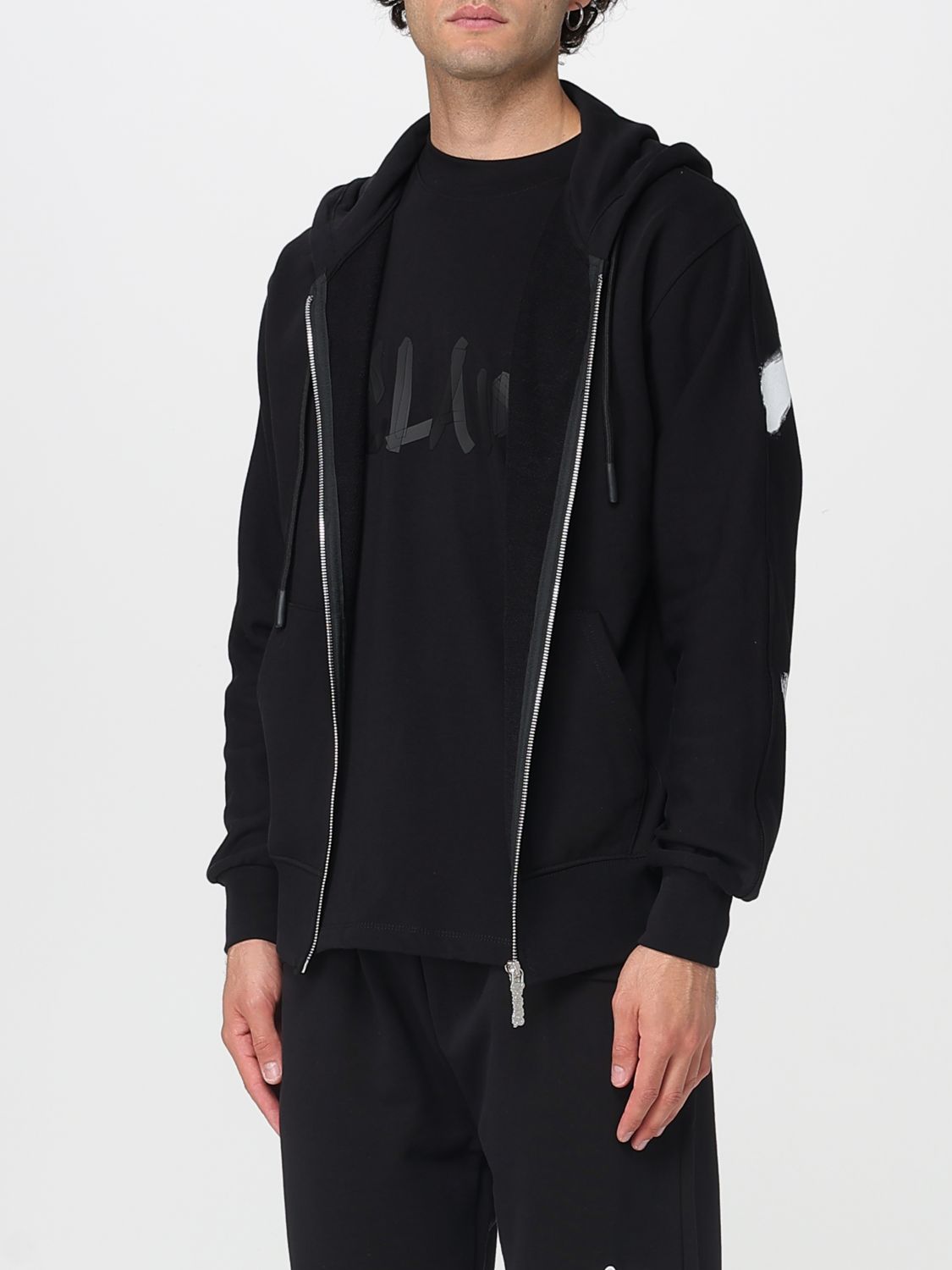 Sweatshirt Men color Black