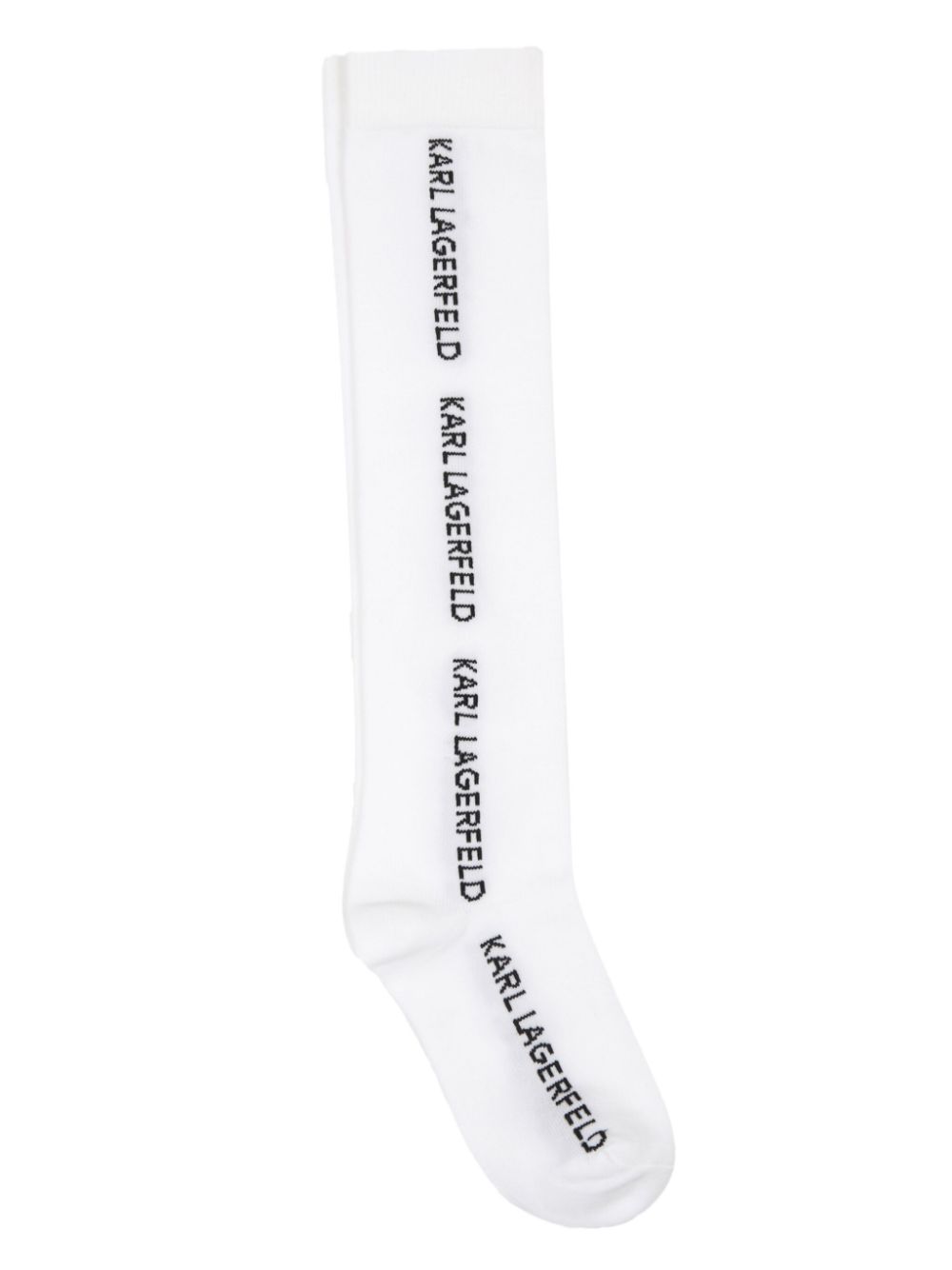 Logo-print socks - White