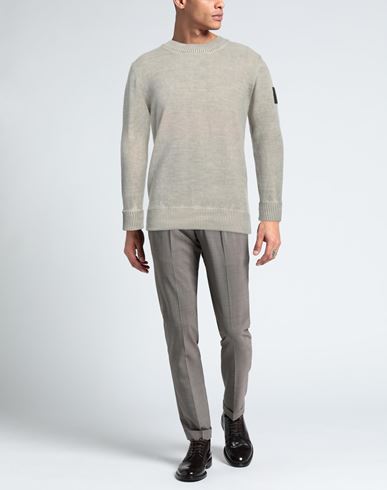 Man Sweater Grey Size S Cotton, Wool