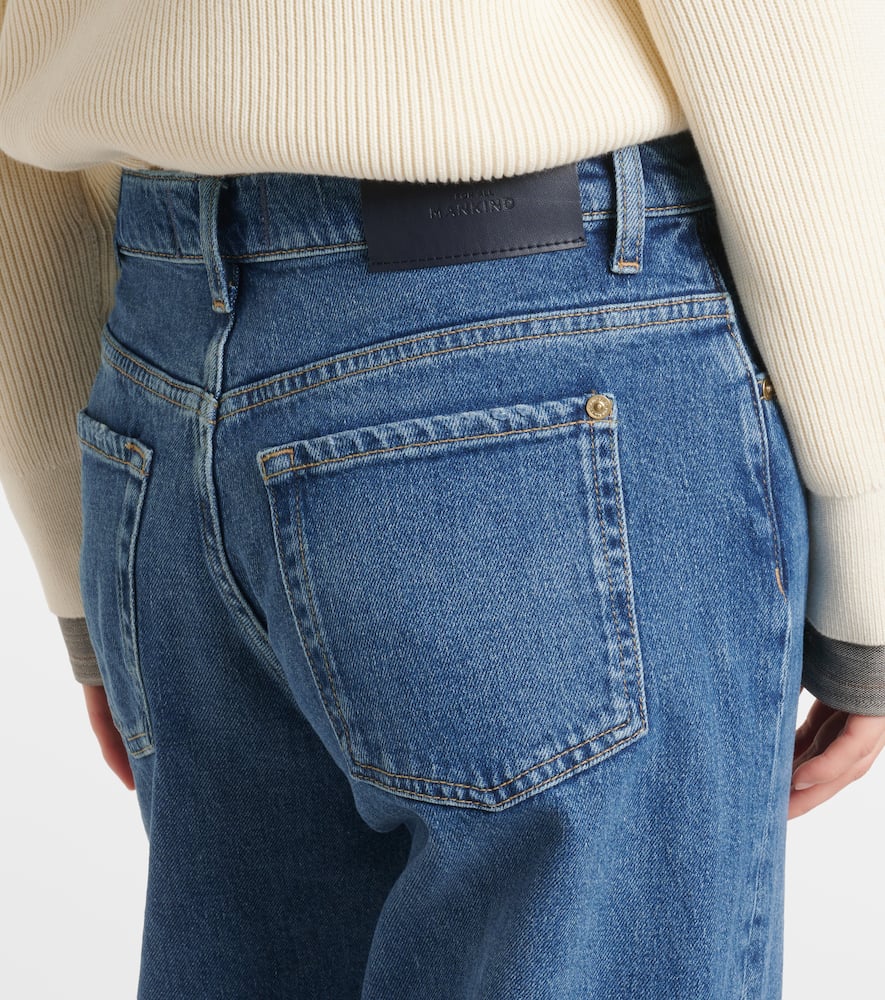 Tess high-rise straight jeans