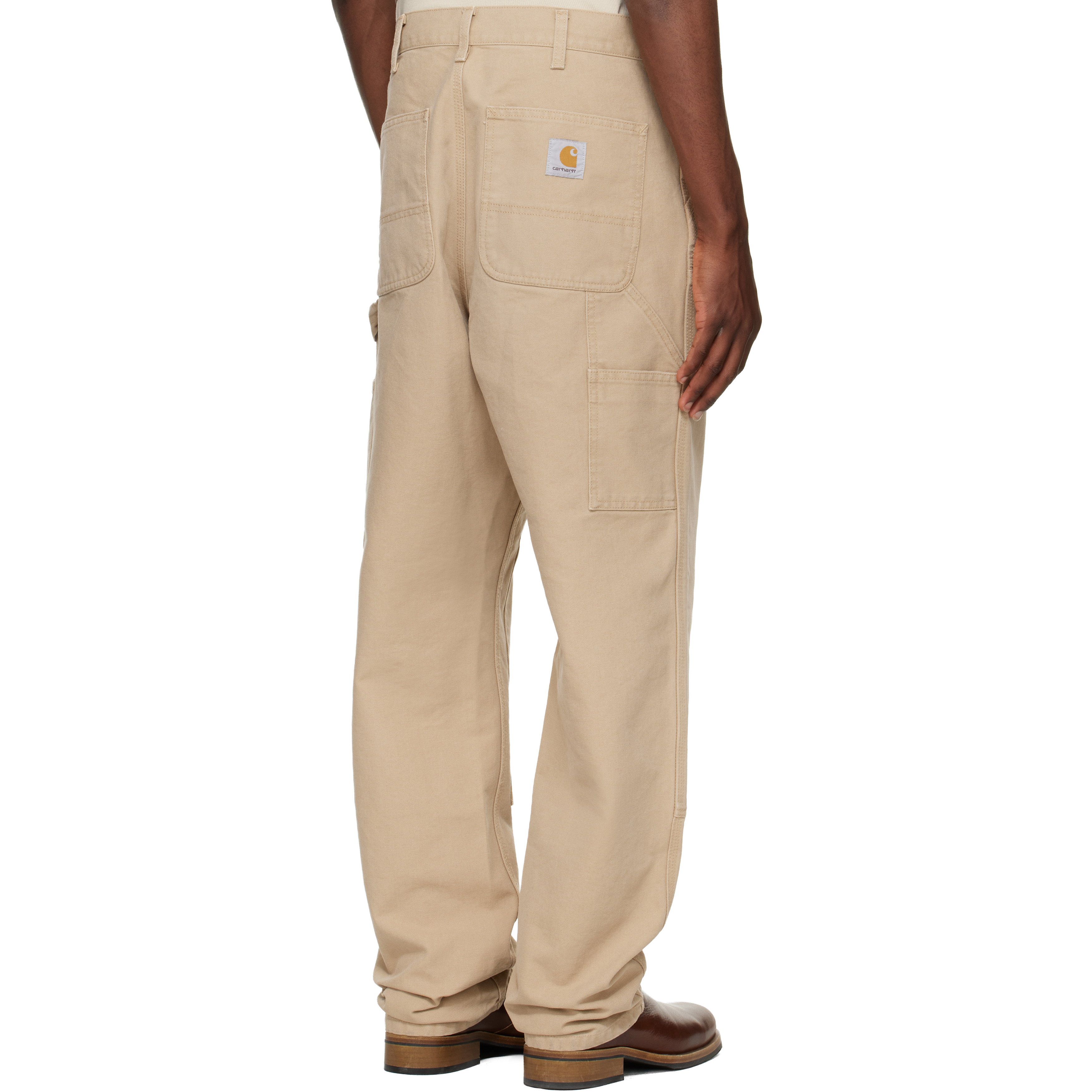 Beige Double Knee Trousers