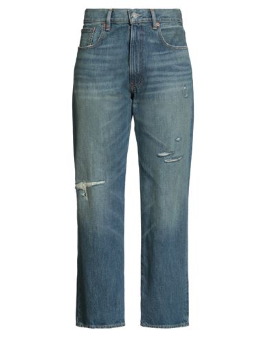 Woman Jeans Blue Size 26 Cotton