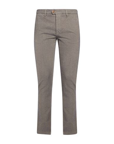 Man Pants Beige Size 34 Cotton, Elastane