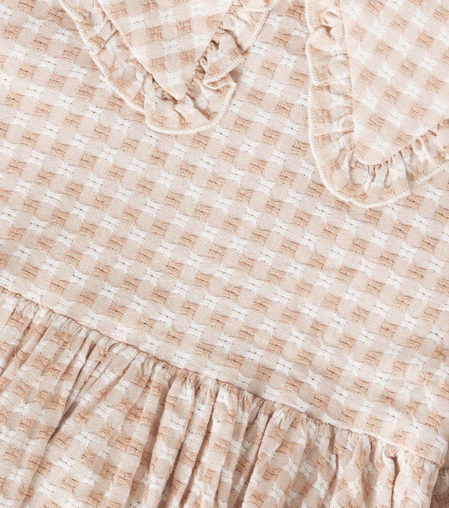 Rylee + Cru Camille gingham cotton dress