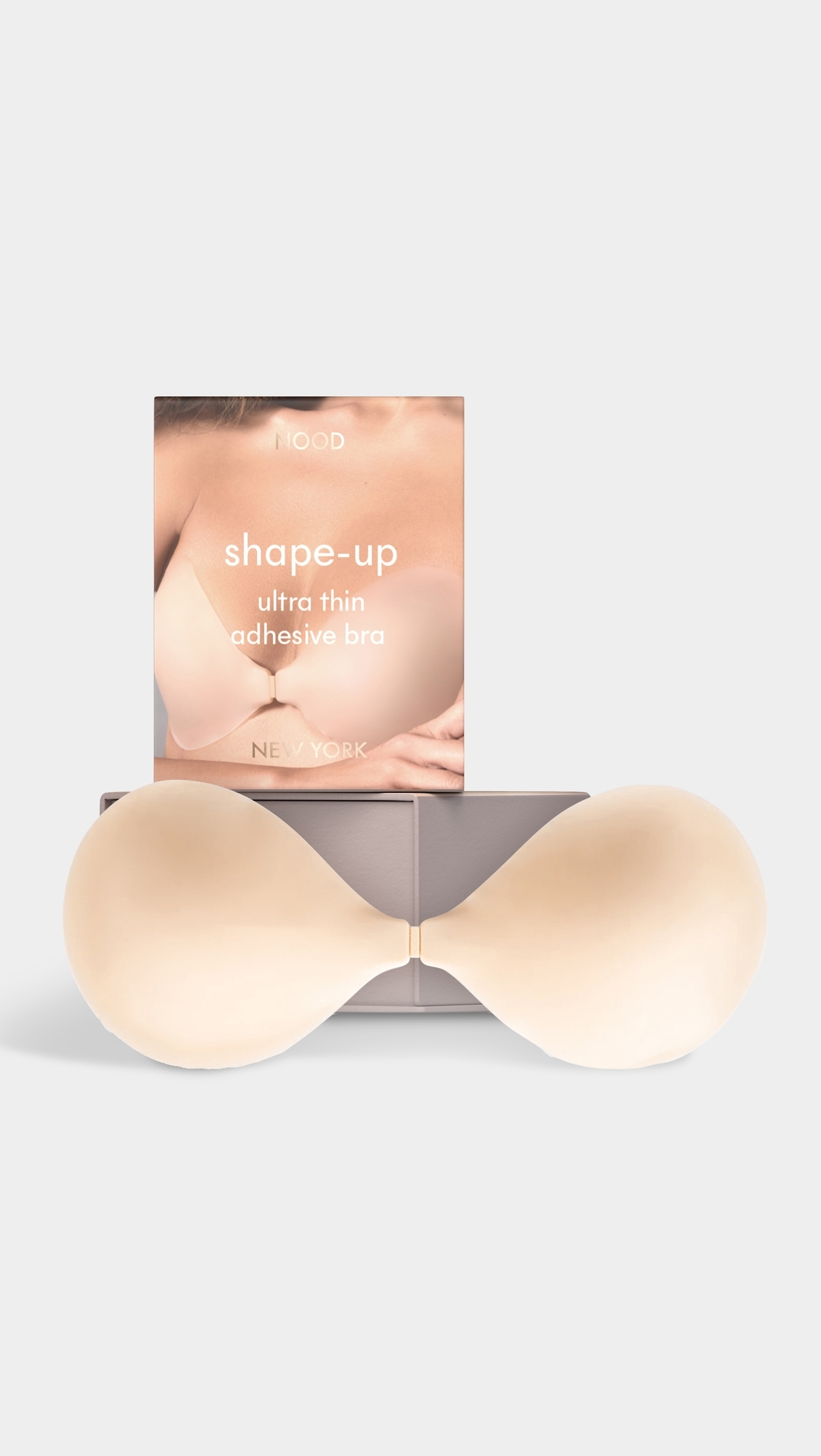 Shape Up Silicone Adhesive Reusable Bra No.3 Buff A