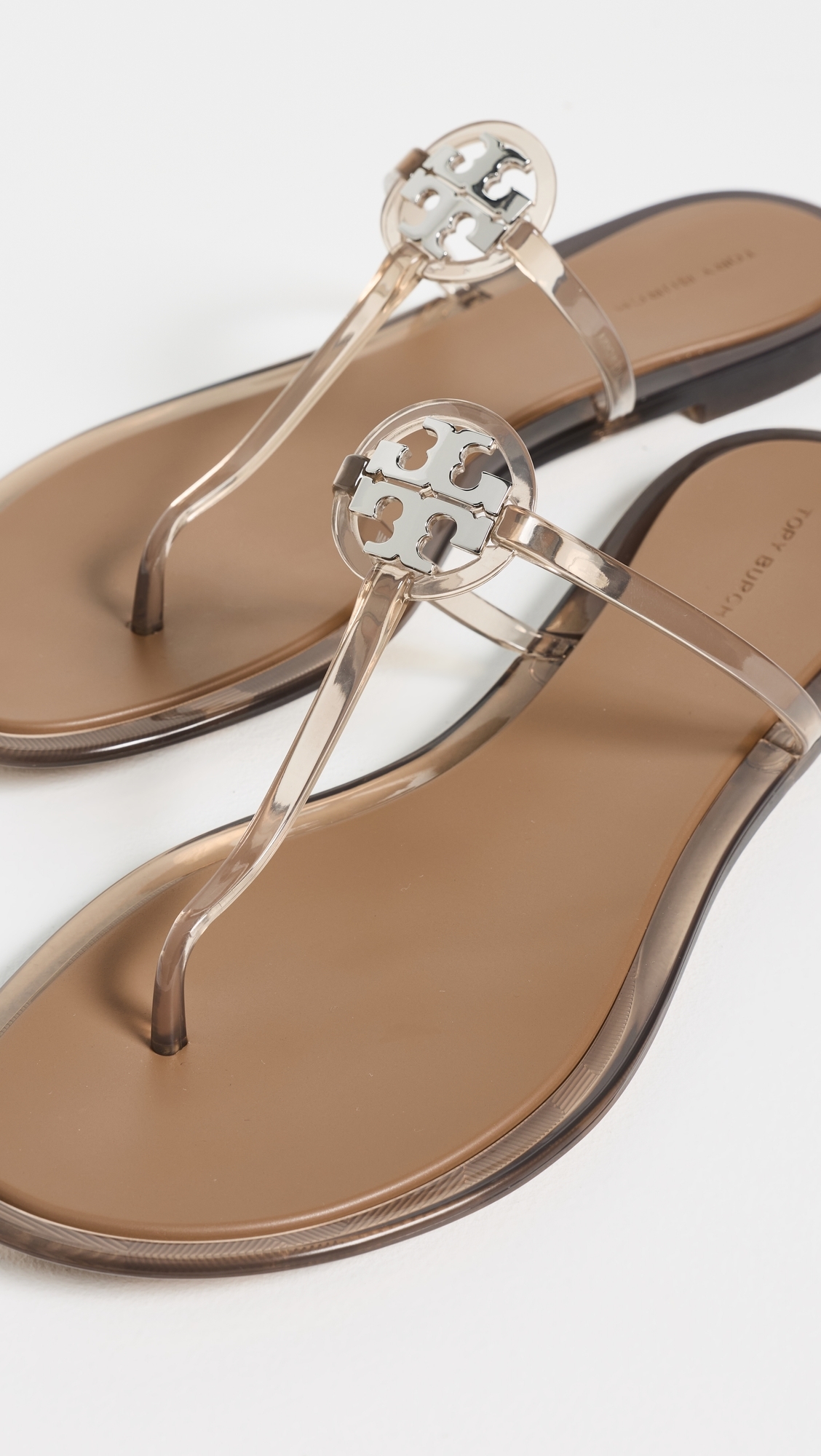 Mini Miller Jelly Sandals Transparent Almond Flour