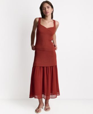 Womens Ribbed Knit Set