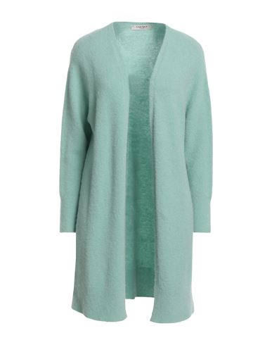 Knit Woman Cardigan Light green Size M Polyamide, Acrylic, Alpaca wool, Wool, Elastane