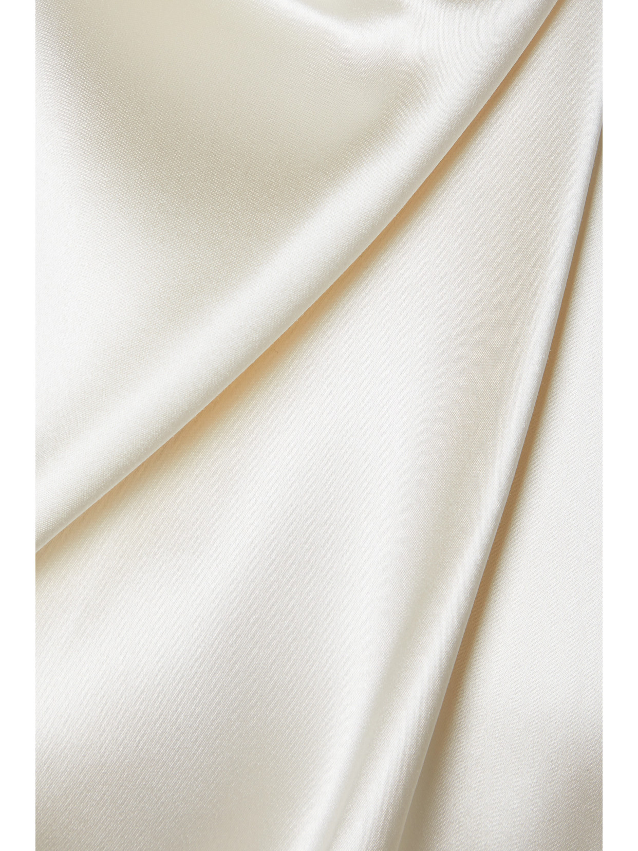 Sasha Draped Silk-charmeuse Halterneck Gown - Ivory