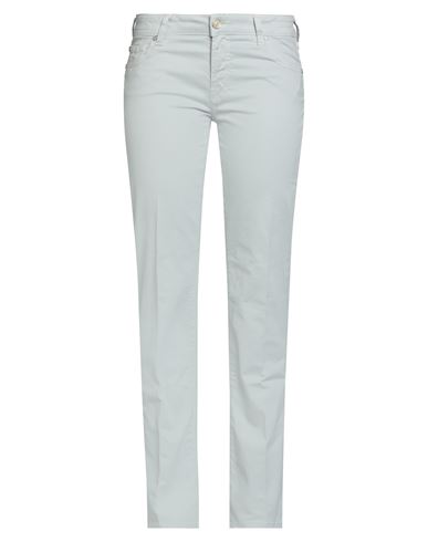 Jacob Cohёn Woman Pants Light grey Size 30 Cotton, Elastane