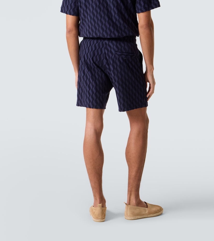 Augusto cotton-blend terry shorts