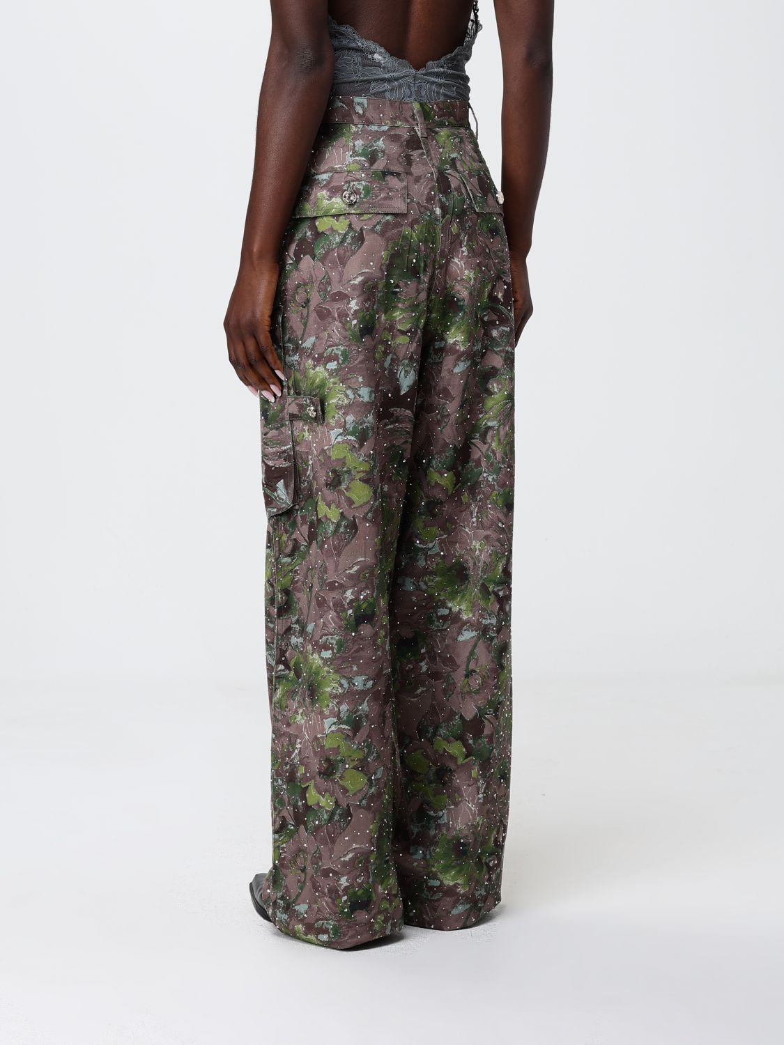 Pants Woman color Green