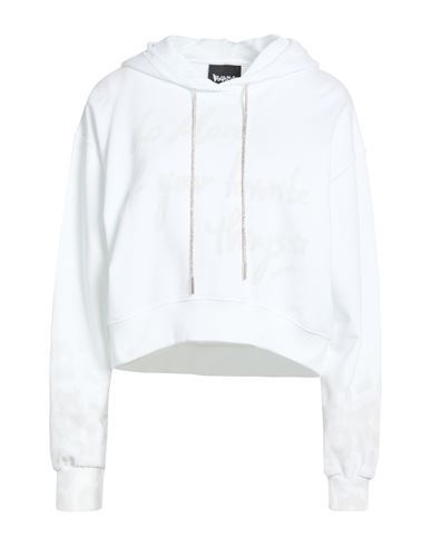 Woman Sweatshirt White Size S Cotton