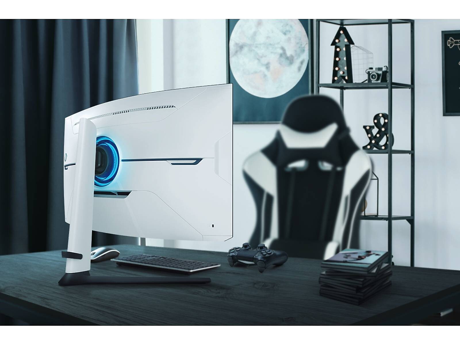 32" Odyssey Neo G8 4K UHD 240Hz 1ms in black (GtG) Quantum HDR2000 Curved Gaming Monitor with Matte Display Monitor(LS32BG852NNXGO)