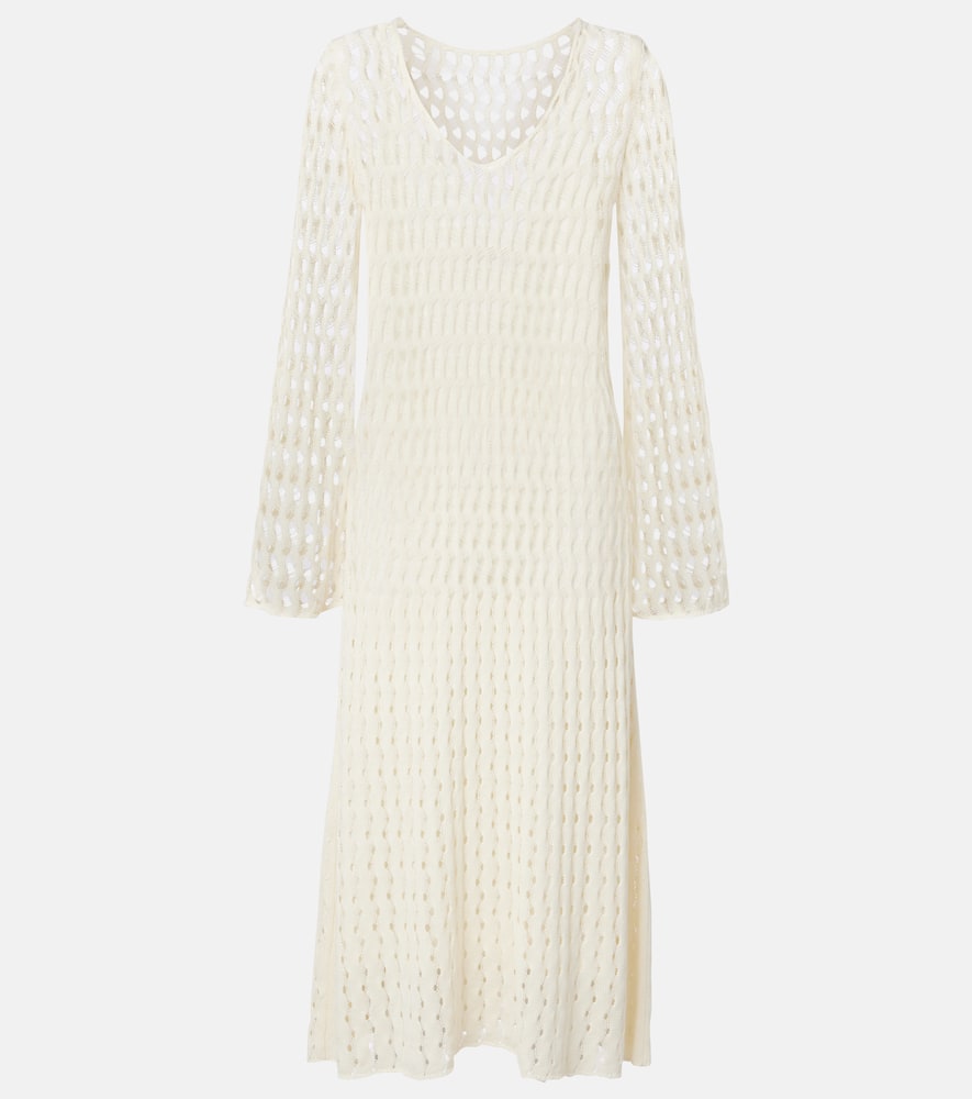 Jemmy open-knit maxi dress